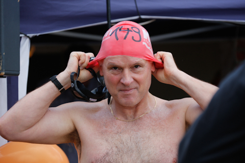 August 2012 - RA Bünger beim Strausseeschwimmen