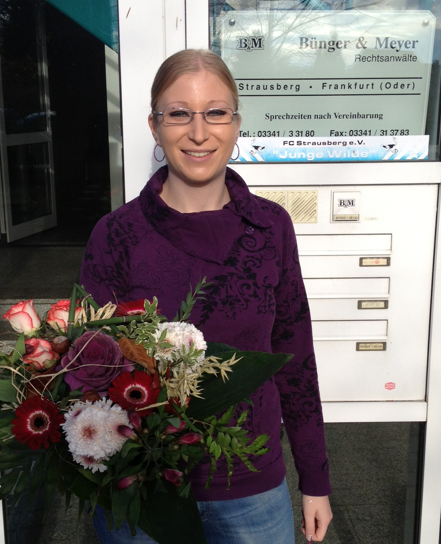 November 2012 - Eine Neue im Team