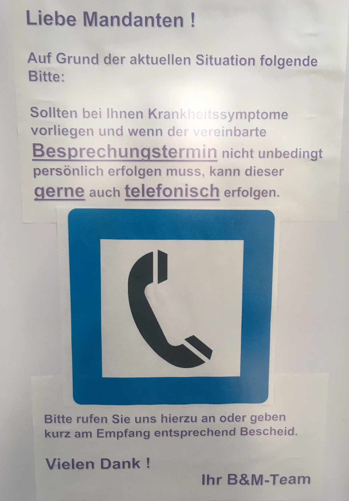 Wir sind weiterhin für Sie erreichbar!!!