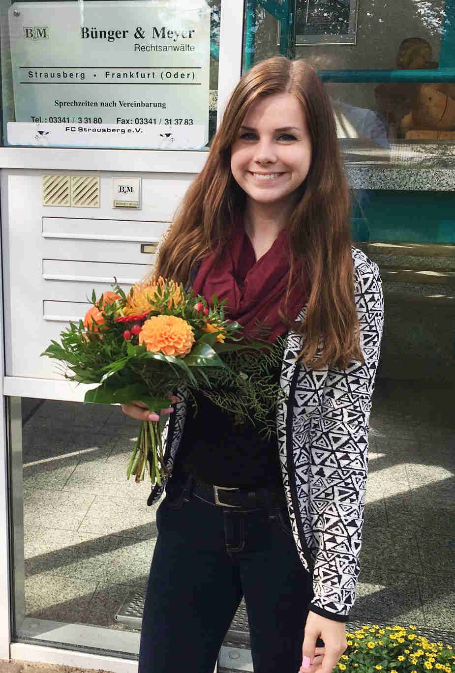 Laura ist neu im Team von BM